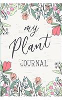 My Plant Journal