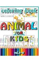 Animal for Kids Coloring Book