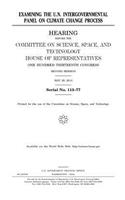 Examining the U.N. Intergovernmental Panel on Climate Change process