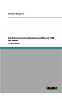 österreichische Migrationspolitik von 1945 bis heute