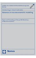Advances in Macroeconometric Modeling: Papers and Proceedings of the 4th Iwh Workshop in Macroeconometrics