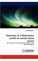 Geometry of 2-Weierstrass Points on Certain Plane Curves