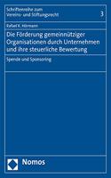 Die Forderung Gemeinnutziger Organisationen Durch Unternehmen Und Ihre Steuerliche Bewertung