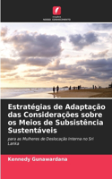 Estratégias de Adaptação das Considerações sobre os Meios de Subsistência Sustentáveis