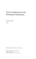 Tax Coordination in the European Community