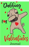 Dabbing for Valentines Journal