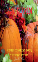 Autumn Adult Coloring Book Luxury Edition : Strees Relieving Illustrations for Autumn Lovers | Relaxation, Meditation and Happiness with Autumn Desings to Color | Dover Nature