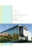 Introductory Mathematical Analysis for Business, Economics, and the Life and Social Sciences
