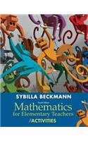 Mathematics for Elementary Teachers with Activities