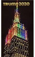Trump-2020 Iconic Empire StateBuilding writing Drawing Journal.