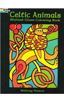 Celtic Animals Stained Glass Colouring Book