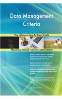 Data Management Criteria The Ultimate Step-By-Step Guide