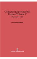 Collected Experimental Papers, Volume V