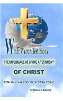Whats Your Testimony