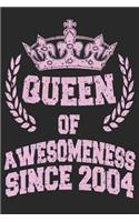 Queen Of Awesomeness Since 2004