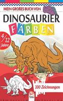 Mein großes Buch von Dinosaurier färben