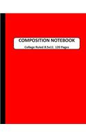 Composition Notebook College Ruled