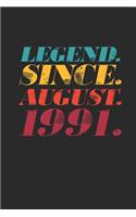 Legend Since August 1991