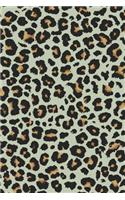 Leopard Print Design Notebook: Dot Grid Journal 6 X 9: Dot Grid Journal 120 Pages