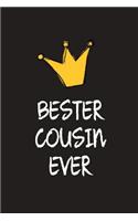 Bester Cousin: DIN A5 - 120 Seiten Punkteraster - Kalender - Notizbuch - Notizblock - Block - Terminkalender - Abschied - Abschiedsgeschenk - Ruhestand - Arbeitsko
