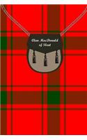 Clan MacDonald of Sleat Tartan Journal/Notebook