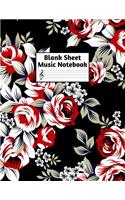 Blank Sheet Music Notebook