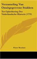 Verzameling Van Onuitgegeevene Stukken