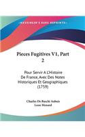 Pieces Fugitives V1, Part 2
