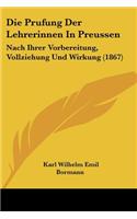 Prufung Der Lehrerinnen In Preussen
