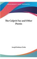 The Culprit Fay and Other Poems