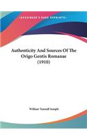 Authenticity and Sources of the Origo Gentis Romanae (1910)