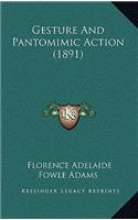 Gesture And Pantomimic Action (1891)
