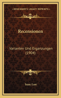 Recensionen