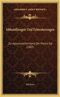 Abhandlungen Und Erlaeuterungen