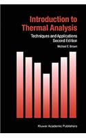 Introduction to Thermal Analysis