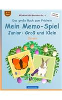 BROCKHAUSEN Bastelbuch Bd. 6 - Das große Buch zum Prickeln: Mein Memo-Spiel Junior: Groß und Klein: Ostern(6 Ostern)
