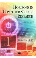 Horizons in Computer Science Research