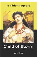 Child of Storm: Large Print