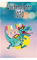 Wochenplaner 2020: Jahreskalender - Wochenkalender - Dinosaurier - Ferientermine und Feiertage in Deutschland