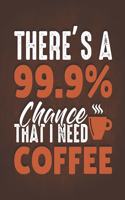There's a 99.9 Percent Chance That I Need Coffee
