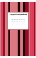 Composition Notebook: Wide Ruled: Blank Composition Book, Diary Journal For Girls, 6" x 9",120 blank wide lined white pages