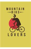 Mountain bike lovers journal 120 page 6*9 inch size matte finish gift for son and man gift for daughter and women