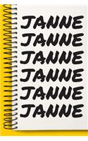 Name JANNE Customized Gift For JANNE A beautiful personalized