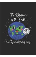 The Rotation Of The Earth Really Makes My Day: Graph Paper Notebook (6" x 9" - 120 pages) Science Themed Notebook for Gift / Daily Activity Journals / Diary