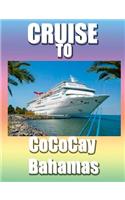 Cruise To Co Co Cay, Bahamas Personalized Blank Page Journal