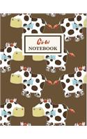Cow Composition Notebook Back to School Journal for Boys