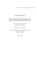 Error Control Coding Techniques for Space and Satellite Communications