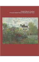 Claude Monet Garden French-Ruled Seyes Notebook Full-Size