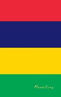 Mauritius: Flagge, Notizbuch, Urlaubstagebuch, Reisetagebuch Zum Selberschreiben