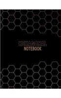 Hexagonal Notebook: Blank Hexagon Graph Paper Scientific Research Laboratory Book for Engineering, Science Bio or Organic Chemistry Student Experiment/ Teacher / Colleg